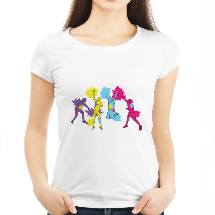 Play Holi with Joy - Happy Holi Tshirts for Women